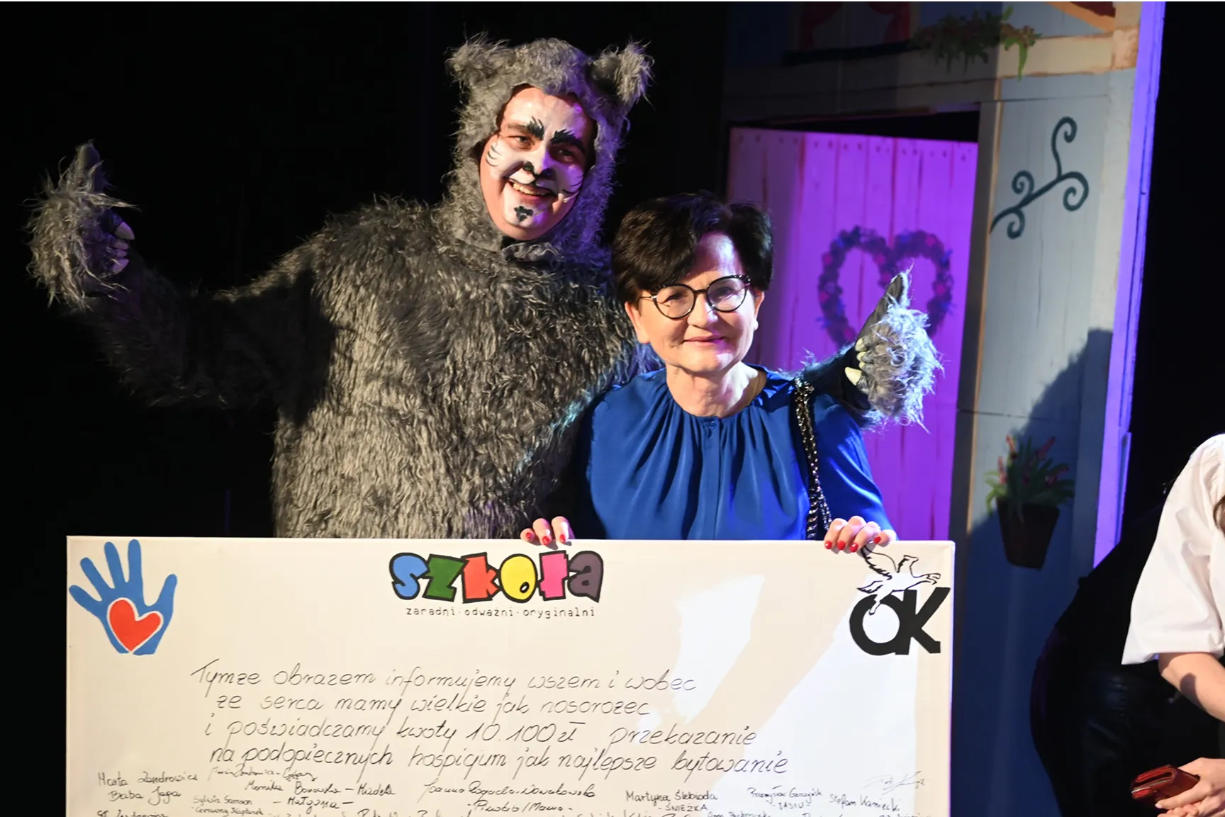 Zdjęcie wolontariuszy podczas pól nadzei