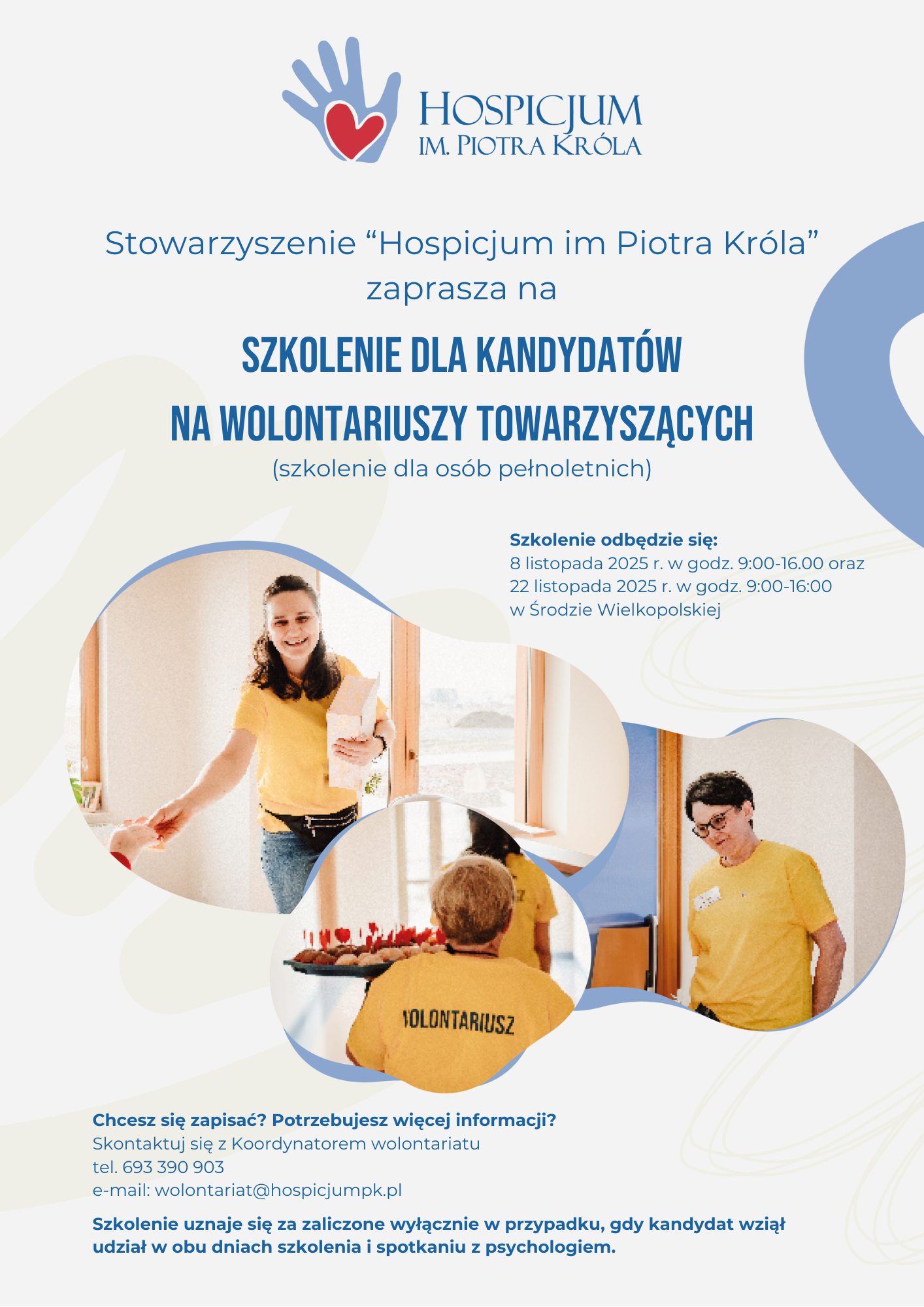 Szkolenia dla wolontariuszy towarzyszących – zdjęcie do artykułu