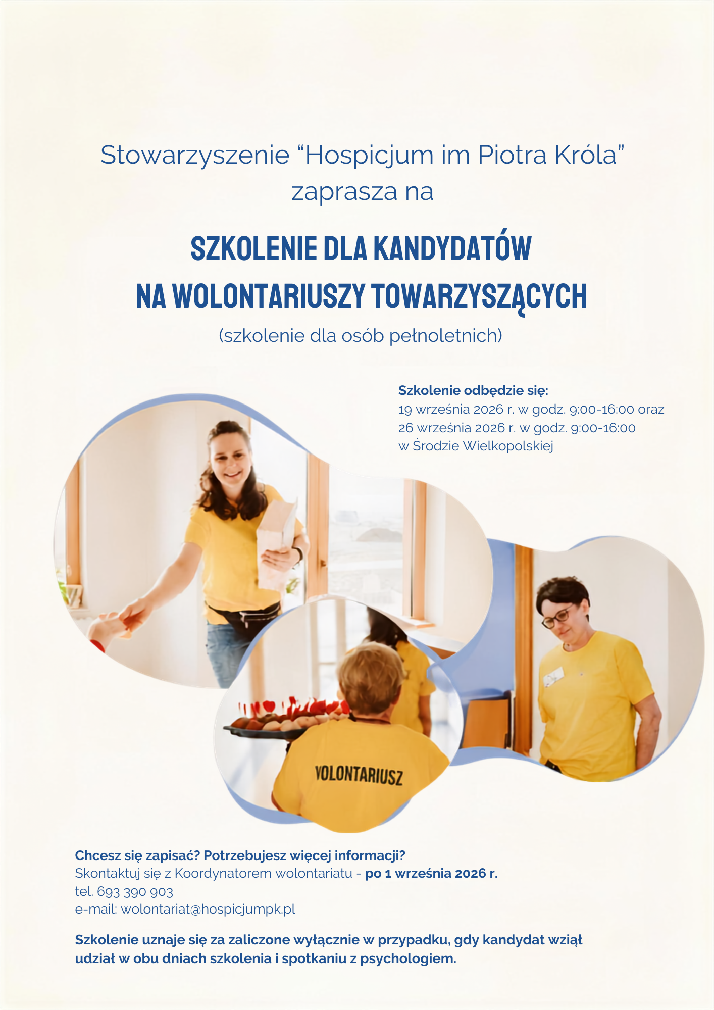 Dołącz do zespołu wolontariuszy towarzyszących